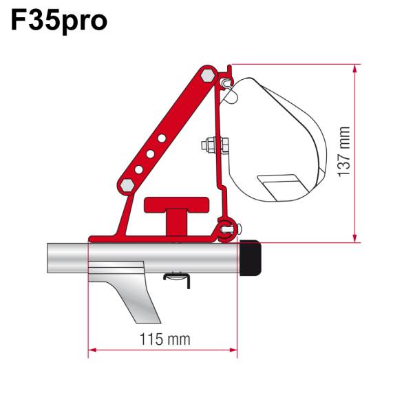 Fiamma Adapter 98655-310 mit einer F35pro